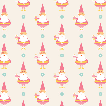vector flat seamless patternsのイラスト素材
