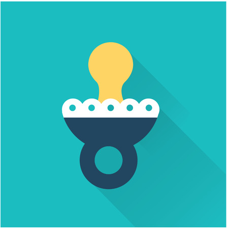 baby flat icon of dummyのイラスト素材