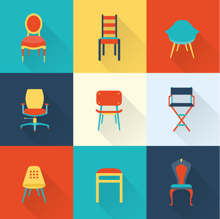 Chairsのイラスト素材