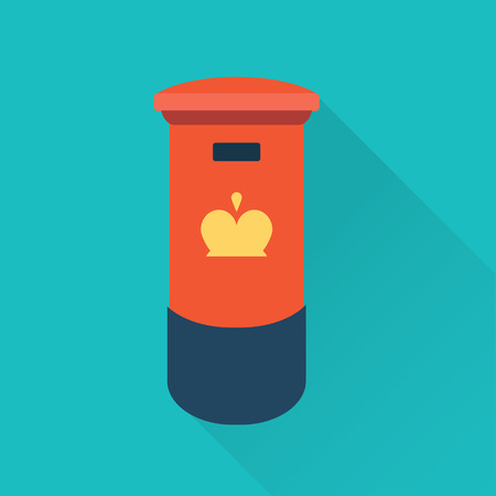 british mail boxのイラスト素材