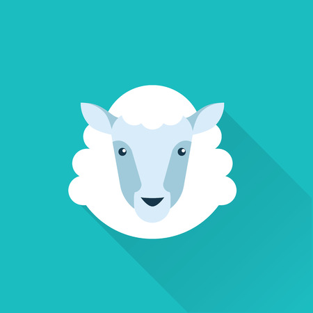 sheep vector iconのイラスト素材