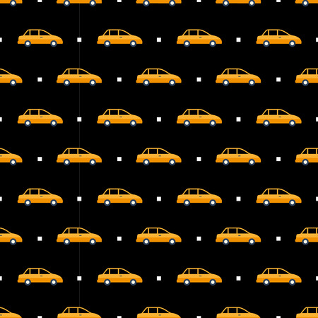 taxi patternのイラスト素材