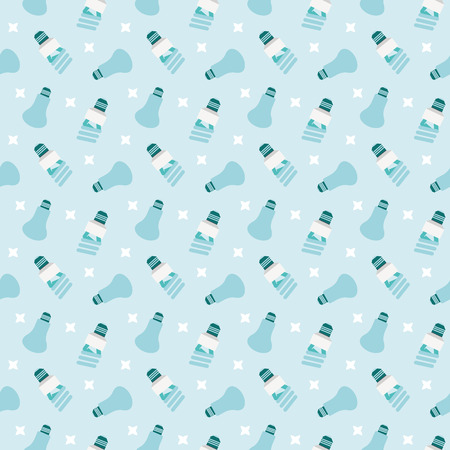 light bulbs patternのイラスト素材