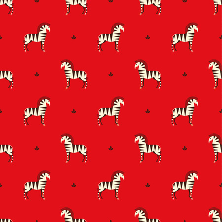 zebra patternのイラスト素材