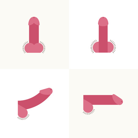 vector penis iconのイラスト素材