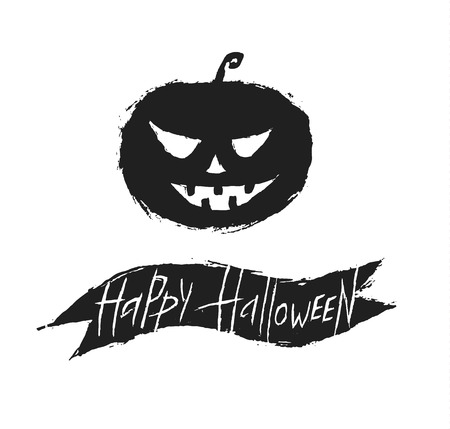 Halloween card design a fun vector illustrationのイラスト素材