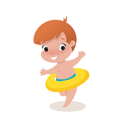 little child boy illustrationのイラスト素材