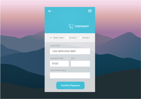 UI for web and mobileのイラスト素材