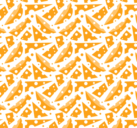 Swiss cheese pattern on a white backgroundのイラスト素材