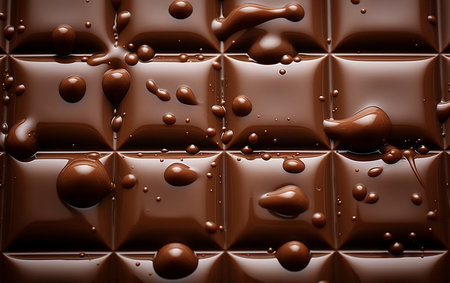 White Background: Chocolate Sweetsの写真素材