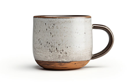 Isolated White Background: Ceramic Mugの写真素材