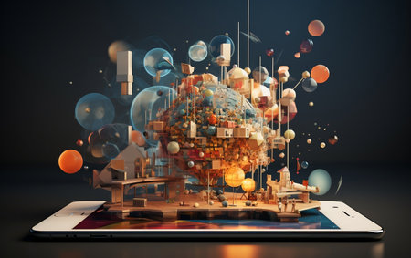 Tech Devices: Tablet and Smartphoneの素材