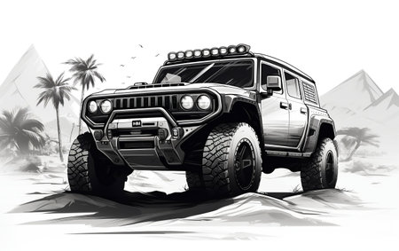 Car Logo on White Backgroundの写真素材