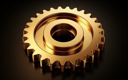 "Gear Icon - Parameter or Setting Symbol"の写真素材