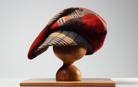 A Beret on a White Background