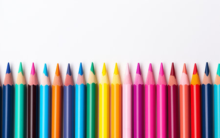 "White Background Dry Erase Markers"の写真素材