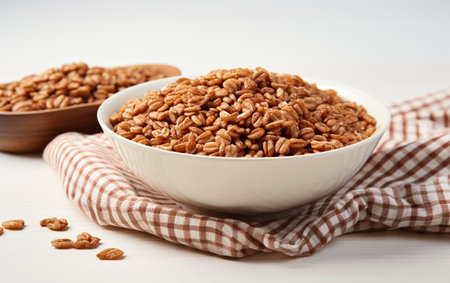 "Farro Against a White BackGROUNDの素材