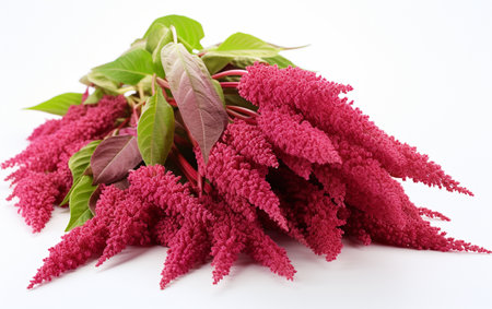 "Amaranth Seeds on a Pure White Background"の素材
