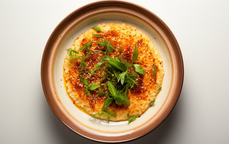 Karidopita dish on the white backgroundの素材