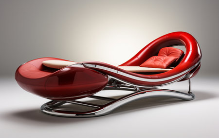 Adjustable Bed on White Backgroundの素材