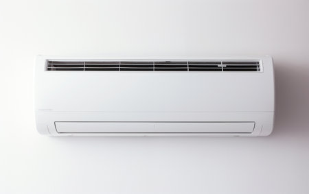 Air Conditioner on a White Backgroundの素材