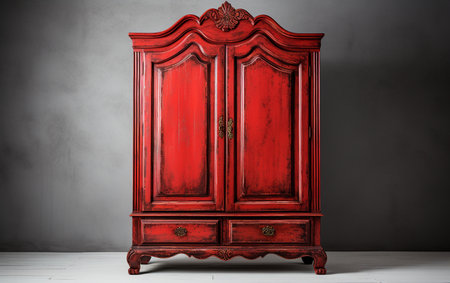 Chifforobe with a Clean White Backgroundの素材