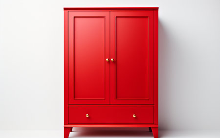 Chifforobe on White Backgroundの素材