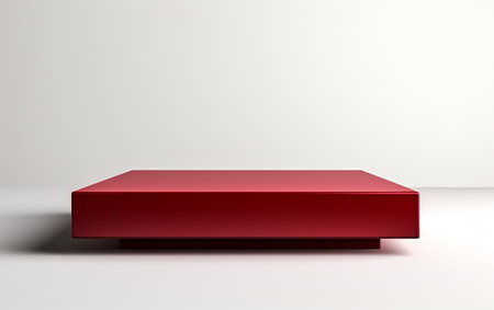 Coffee Table with a White Backdropの素材