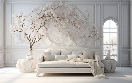 Enhancing the Room Against a White Backgroundの素材