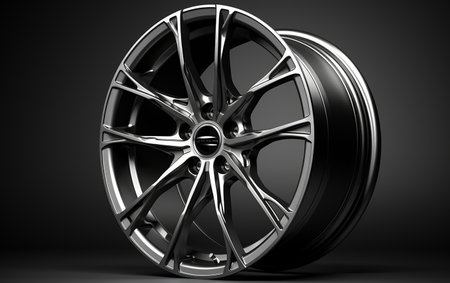 Photograph of a Stunning 18-Inch Multi-Spoke Alloy Wheelの素材