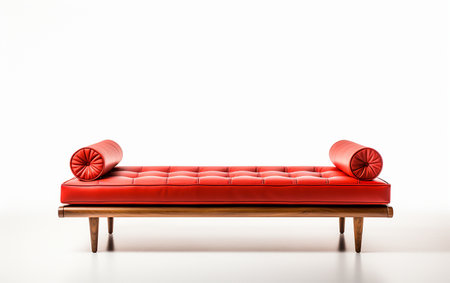 Daybed on a White Backgroundの素材