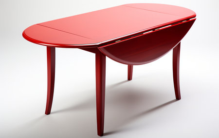 Drop leaf Table White Backgroundの素材