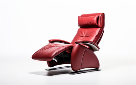 Electric Recliner on a White Backdropの素材