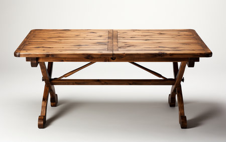 Foldable Table against a White Backdropの素材