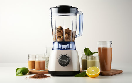 Mixer Grinder on a White Backgroundの素材