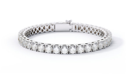 Dazzling Diamonds on a Tennis Braceletの素材