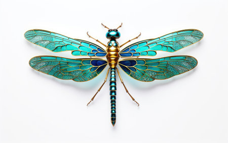 Toy Dragonfly Featuring Delicate Wings and Intricate Patternsの素材