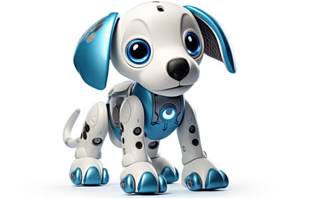 Toy Robot Dog with Wagging Tail and LED Eyesの素材