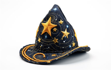 Wizard's Hat Toy Adorned with Moon and Star Embroideryの素材
