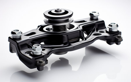 Car Transmission Mount on a White Backgroundの素材
