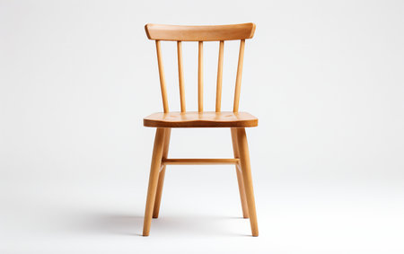 Chair on White Backgroundの素材