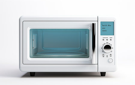 White Background Microwaveの素材
