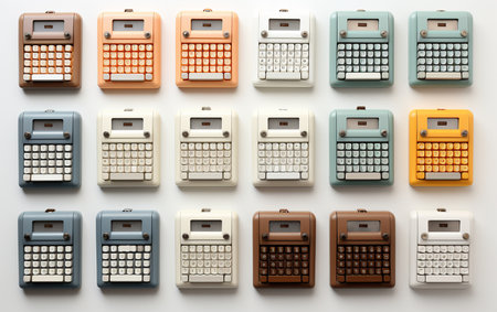 White Background with Steno Padsの素材