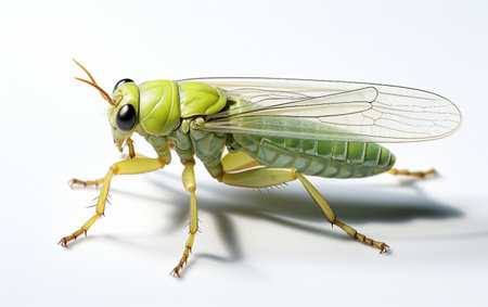 Leafhopper on Transparent backdropの素材