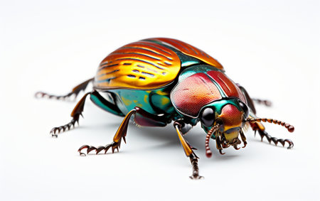 June Bug Transparent Backdrop. Ai generatedの素材