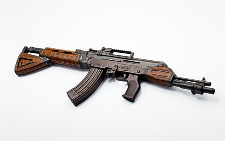 Carbine on Transparent Background. Ai generatedの素材
