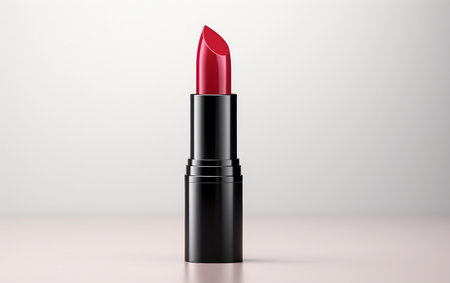 Lipstick Isolated on a See-Through Background. Ai generatedの素材