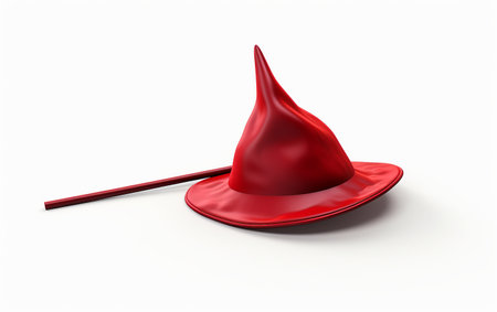 A Magic Hat on a Transparent Background. Ai generatedの素材