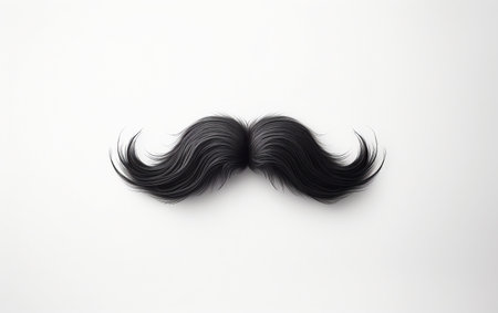 Mustache on Clear Backgroundの素材
