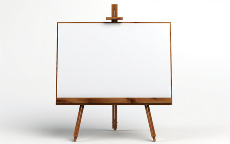 Sketch board on Transparent Background. Ai generatedの素材